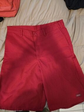 Dickies Bright Red Work Shorts
